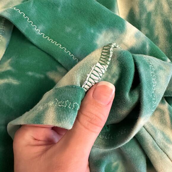 Vintage Polo Ralph Lauren Tie Dye Polo Shirt Men’s Small Green White Pony Logo - Picture 6 of 6